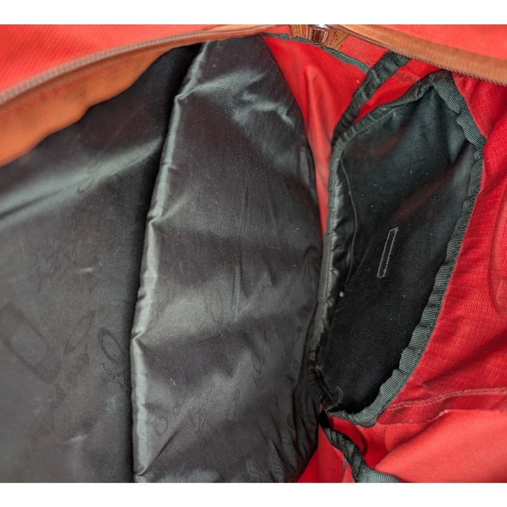 Oakley Works Backpack Vintage Ripstop Utility Pockets Y2K Software Red Thrash
